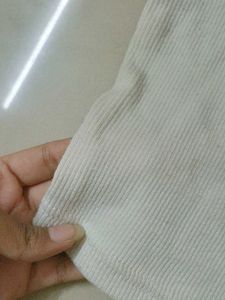 White Ribbed Spaghetti Strap Tank Top