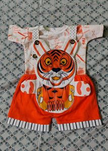 Cute Tiger Romper Set