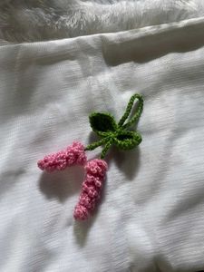 Crocheted lavender Hair tie