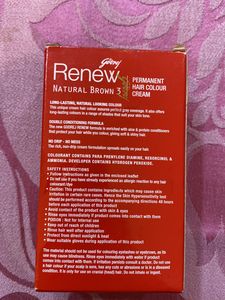 Natural brown hair colour Cream