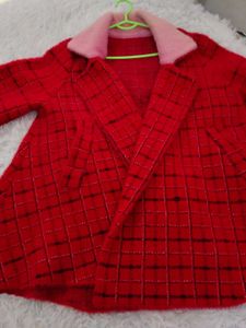 Combo of Cozy Red Jacket &amp; Blue Blazer