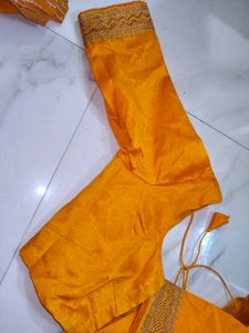 Elegant Yellow Saree