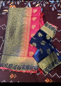 Beautiful Silk Saree with Blouse