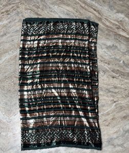 Green Golden Printed Dupatta