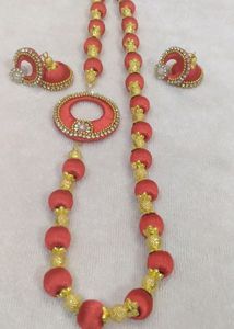 Silk Thread Necklace Set 🥰