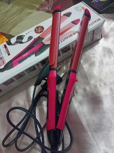 NOVA 2-in-1 Hair Straightener & Curler