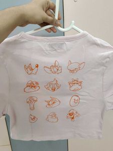FYK Baby Pink cropped top