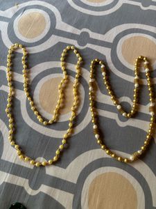 Elegant Pearl & Gold Necklaces