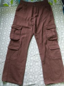 Urbanic" BROWN CARGO JEANS"