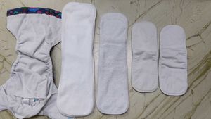 Two Super Bottoms Cloth Diaper With Pads