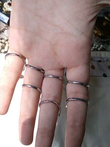 Assorted Gemstone Rings Set