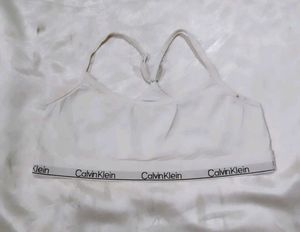 Comfortable White Sports Bra