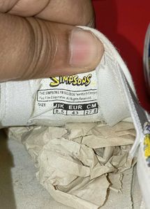 the Simpsons men's graphic sneakers