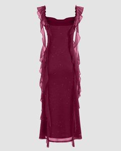 Elegant Sparkly Midi Dress