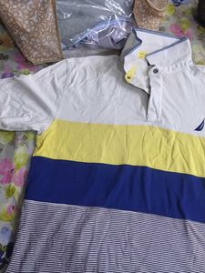 Nautica Striped Polo Shirt