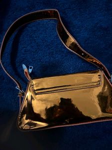 Shiny Orange Shoulder Bag