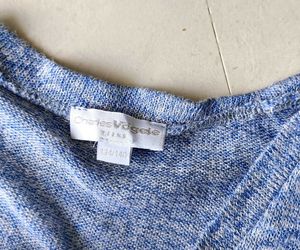 Blue Knit Cardigan