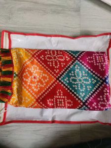 Beautiful Bandhani print saree