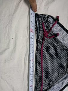 Women's Black💛 &amp; White Polka Dot Bikini Bottom