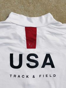 Nike White USA Track Jacket