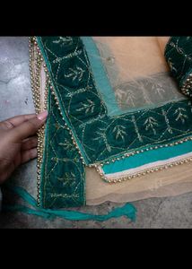 Elegant Green Embroidered Lehenga Choli