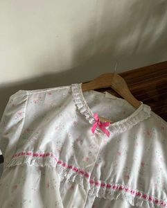 Vintage Floral Night Dress