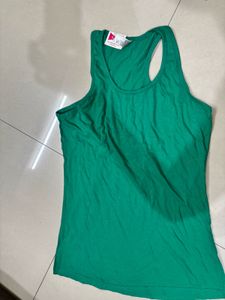 Green Racerback Tank Top