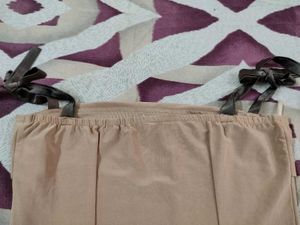 Beige Strapless Mini Dress