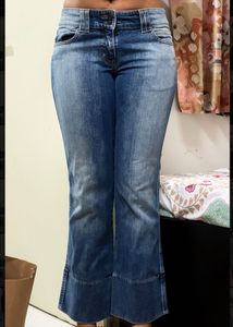 Y2K Vintage Low Waist Cropped Denim Jeans