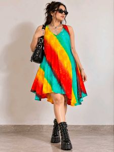 🔥 BUY 1, GET 1 FREE 🔥Tie-Dye Layered Ethnic Gown