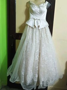 Elegant off white gown