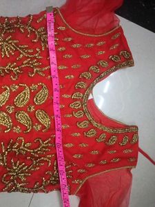 Gorgeous Red &amp; Gold Ethnic Kurta Set