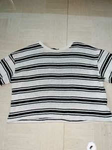 Chic Striped Long Sleeve Top