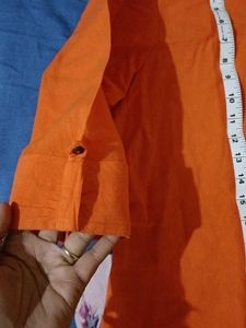 Orange Casual Top