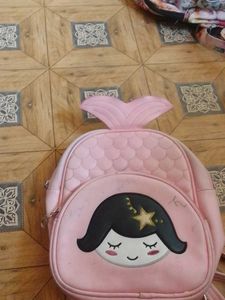 Cute Pink Mermaid Backpack