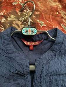 Navy Blue Cotton Kurta