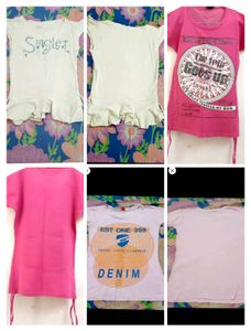 Set of 3 Graphic T-Shirts for Women