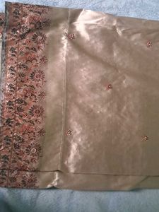beautiful heavy work saree