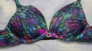 Boho Leaf Print Bikini Top
