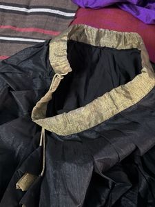 lehanga choli black and brown combination