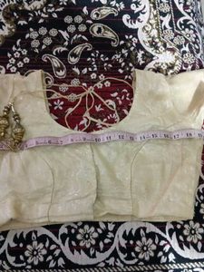 Elegant Cream Colour Embroidery Saree