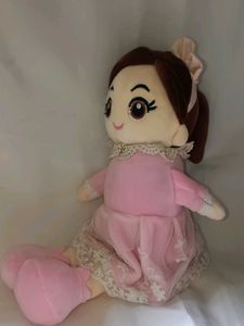 Cute Pink ponytail Doll Plush Toy🫶🩷🌱