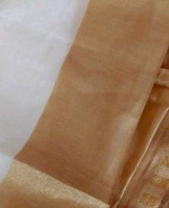 Elegant Off-White Saree