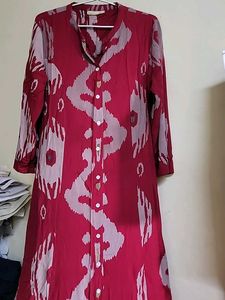 Red Daily Whare Kurta