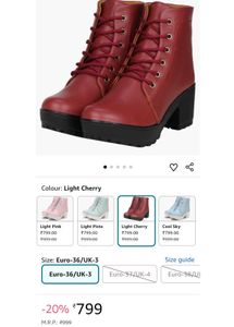Red Ankle Boots