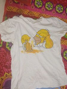 The Simpsons Tshirt-pant night suit