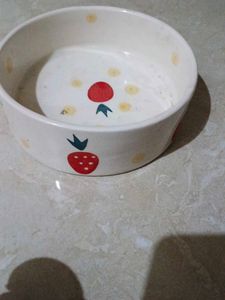Cute Strawberry Ceramic  pasta Bowl