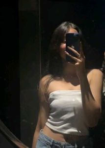 Stylish White Tube Top