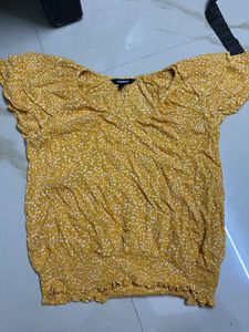Yellow Floral Top