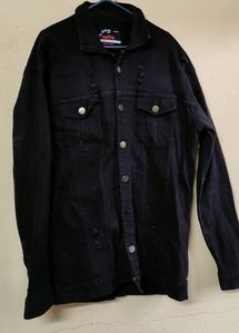 Black Denim Jacket For Men
